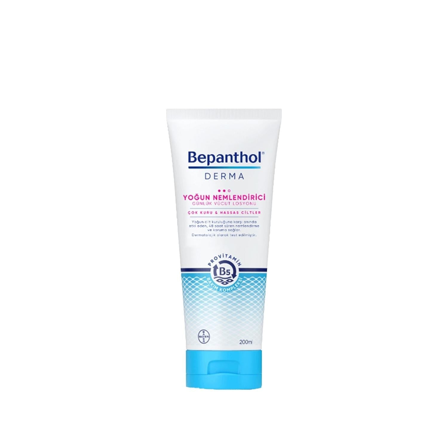 Bepanthol Derma Intense Moisturizing Body Lotion 200ml - Dry Skin Relief - Glamourous Grace