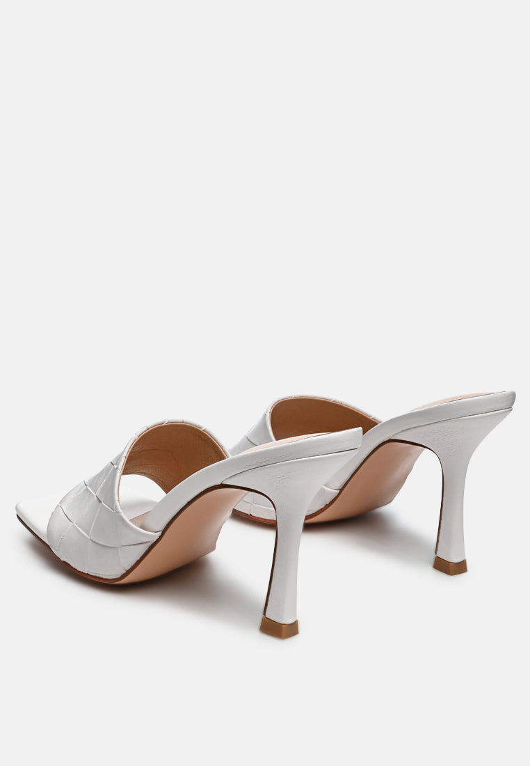 Carmen Woven Strap Mid Heel Sandals - Glamourous Grace