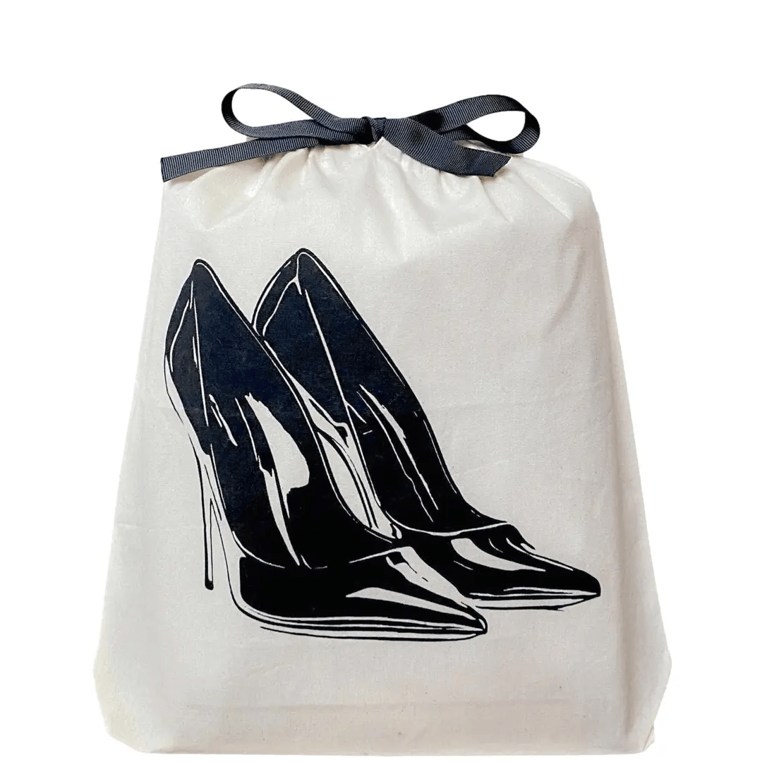 High Heel Pumps Shoe Bag – Cream - Glamourous Grace