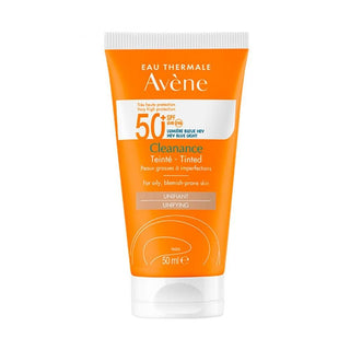 Avene Cleanance SPF 50+ Colored Sunscreen for Oily & Acne-Prone Skin - Non-Greasy, Tinted Protection - Glamourous Grace