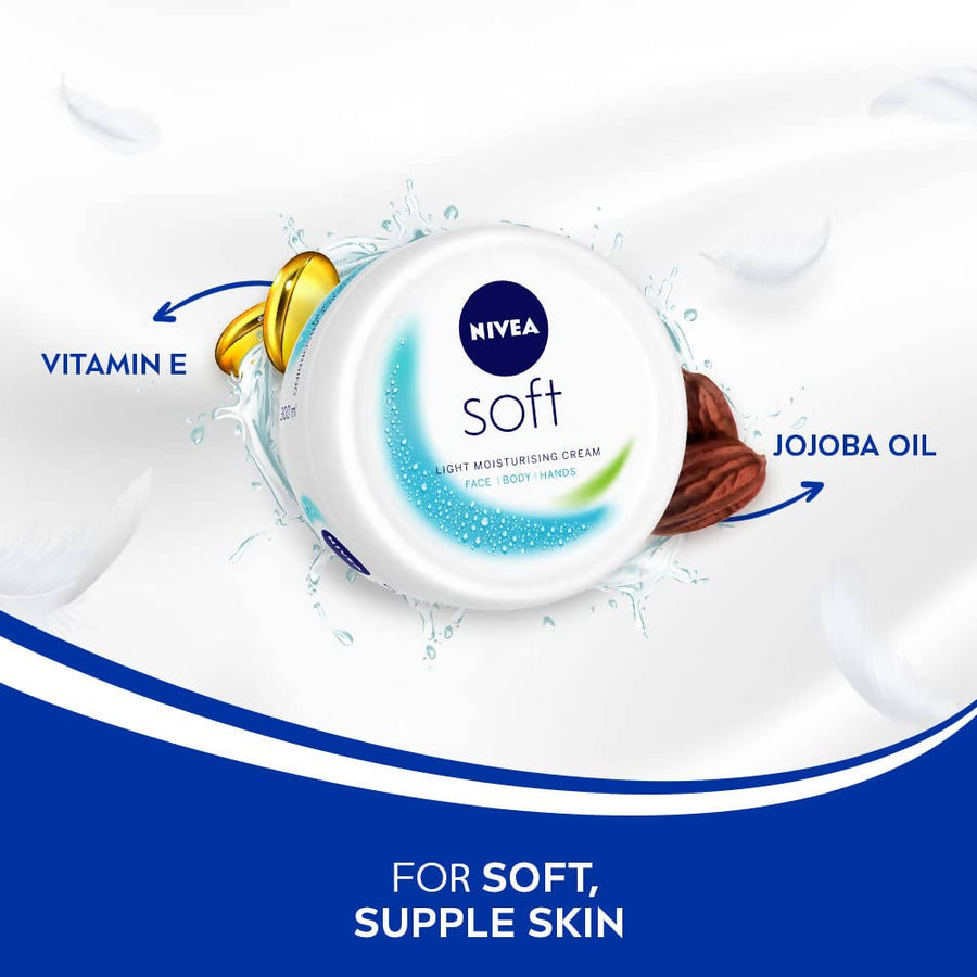 Nivea Soft Light Moisturizer Cream - Glamourous Grace