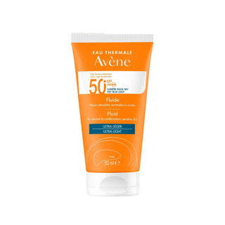 Avene SPF 50+ Fluid Sunscreen for Normal & Combination Skin - 1.69 fl oz, Non-Greasy & Easy to Apply - Glamourous Grace
