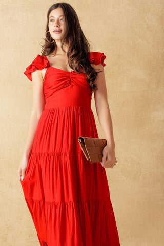 RVCA STEADY WOVEN ANKLE DRESS - Glamourous Grace