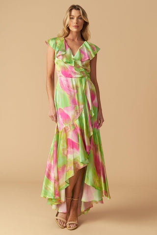 LA BEBE WOVEN SATIN MAXI DRESS - Glamourous Grace
