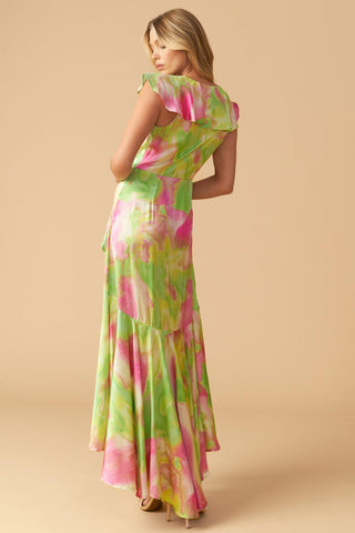 LA BEBE WOVEN SATIN MAXI DRESS - Glamourous Grace