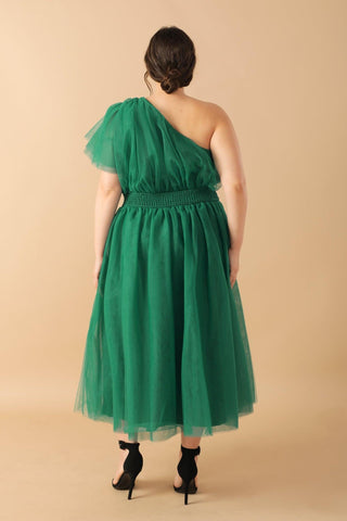 LIVELY CHARM TULLE MIDI DRESS - Glamourous Grace
