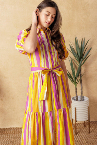 SOIREE SWEETNESS POPLIN MAXI DRESS - Glamourous Grace