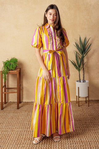 SOIREE SWEETNESS POPLIN MAXI DRESS - Glamourous Grace