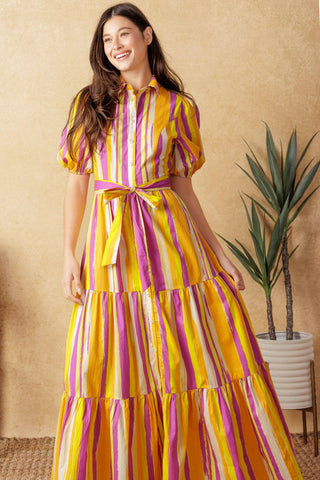 SOIREE SWEETNESS POPLIN MAXI DRESS - Glamourous Grace