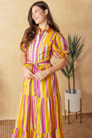 SOIREE SWEETNESS POPLIN MAXI DRESS - Glamourous Grace
