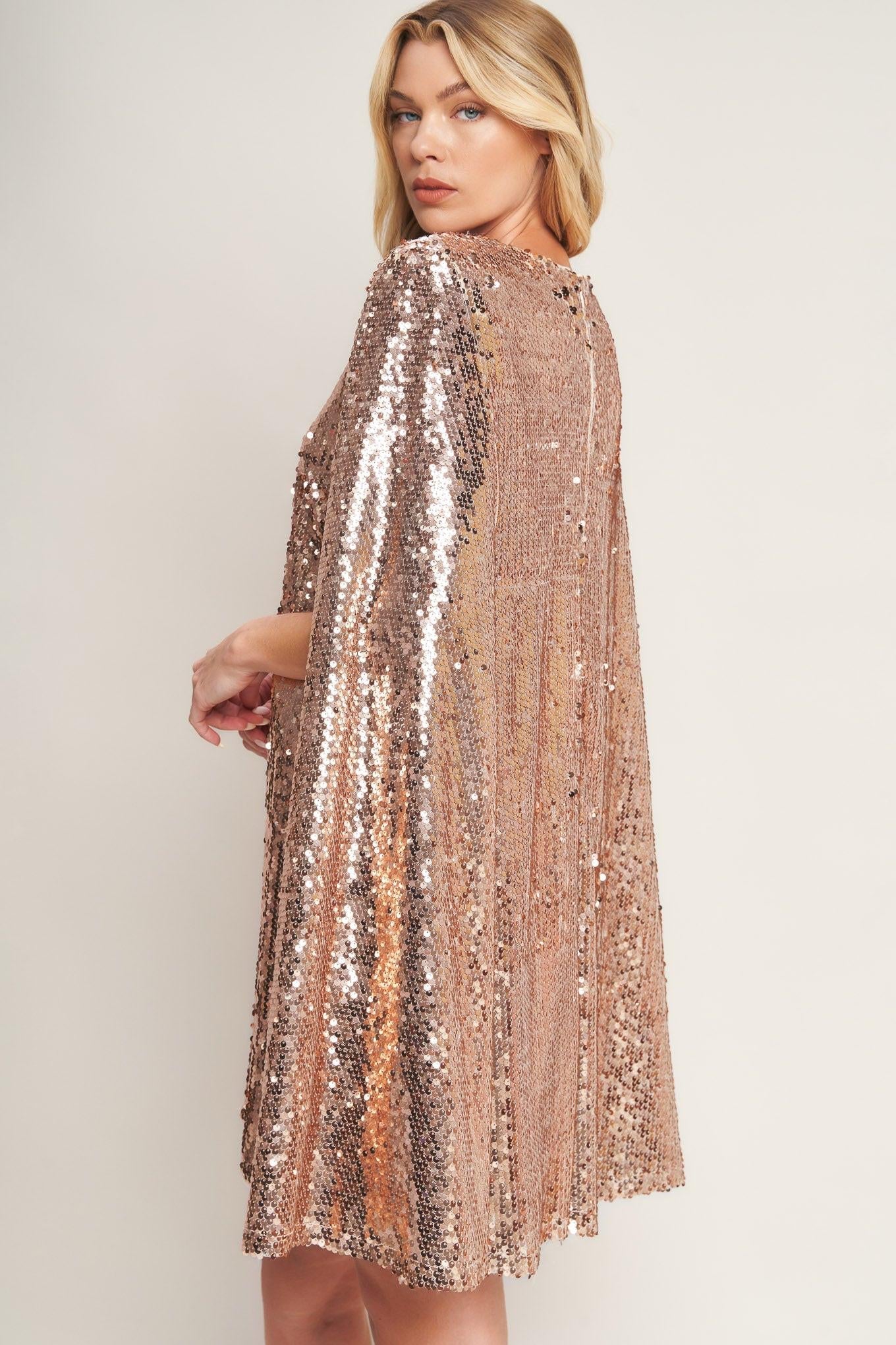 SPECIAL TREATMENT SEQUIN MINI DRESS - Glamourous Grace