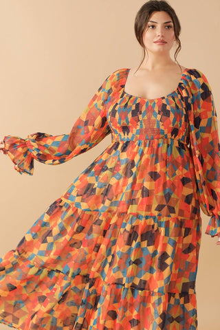NOTHING WAS THE SAME WOVEN MIDI DRESS - Glamourous Grace