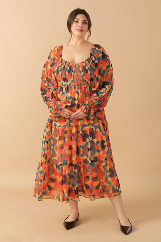 NOTHING WAS THE SAME WOVEN MIDI DRESS - Glamourous Grace