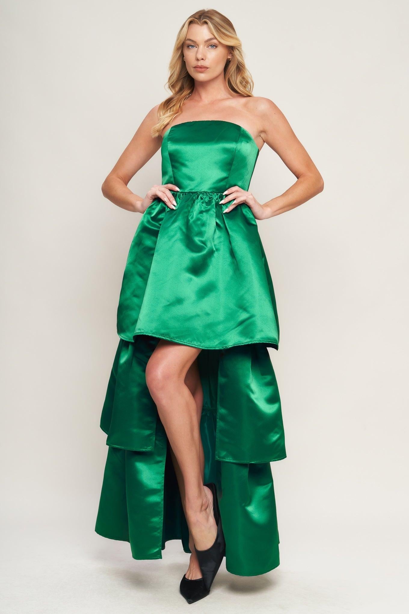 FASHIONABLE FLAIR WOVEN MAXI DRESS - Glamourous Grace