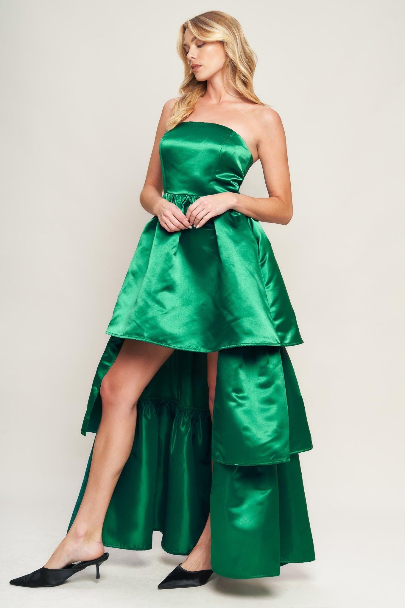 FASHIONABLE FLAIR WOVEN MAXI DRESS - Glamourous Grace
