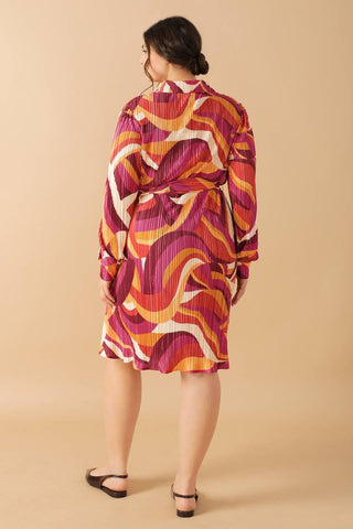 GET ON BOARD WOVEN PLISSE MINI DRESS - Glamourous Grace