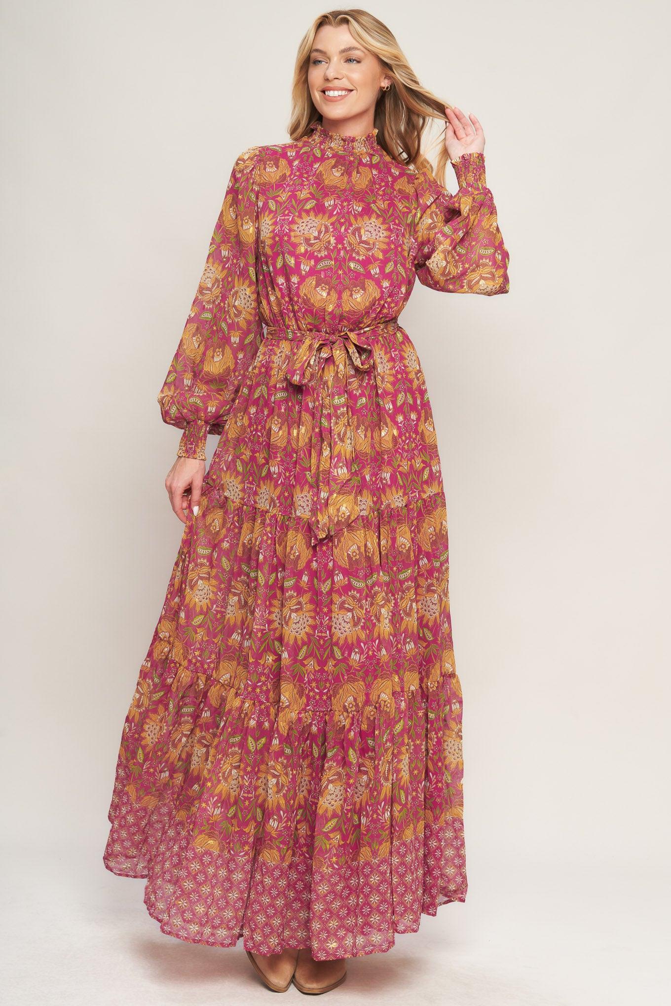 YOU ENCHANT ME WOVEN MAXI DRESS - Glamourous Grace