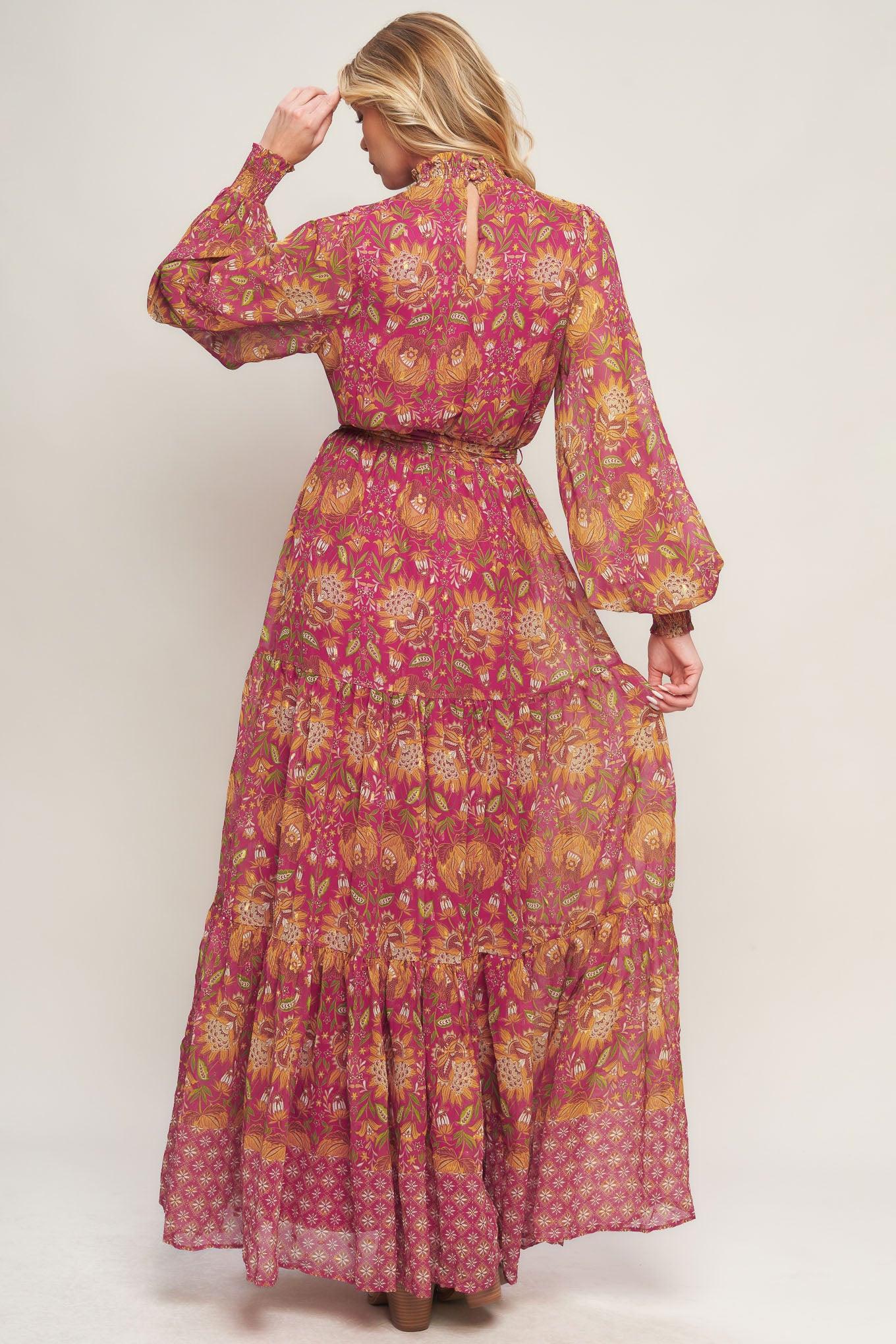 YOU ENCHANT ME WOVEN MAXI DRESS - Glamourous Grace