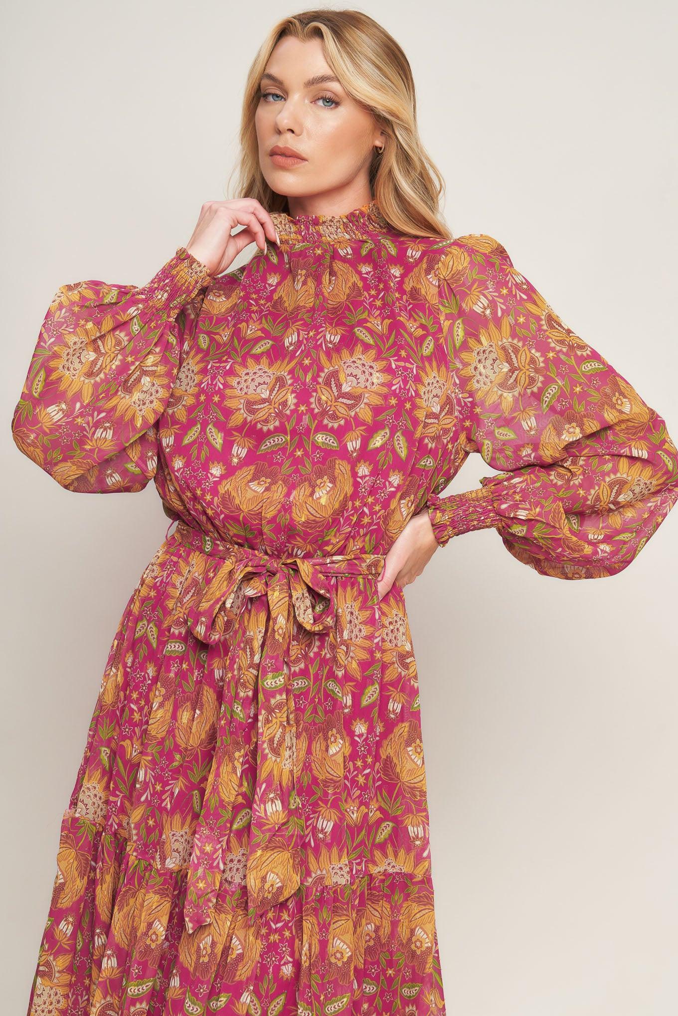 YOU ENCHANT ME WOVEN MAXI DRESS - Glamourous Grace