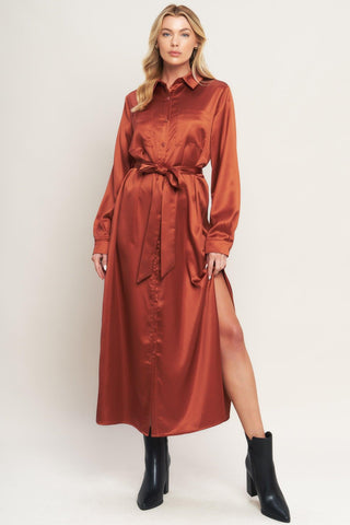 IT'S YOUR PLACE WOVEN MIDI DRESS - Glamourous Grace