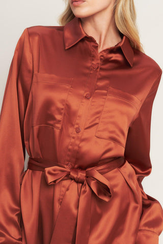 IT'S YOUR PLACE WOVEN MIDI DRESS - Glamourous Grace