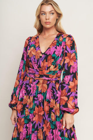 OUR BEAUTIFUL LOVE WOVEN MIDI DRESS - Glamourous Grace
