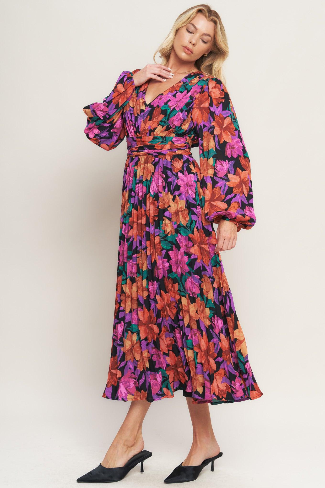 OUR BEAUTIFUL LOVE WOVEN MIDI DRESS - Glamourous Grace