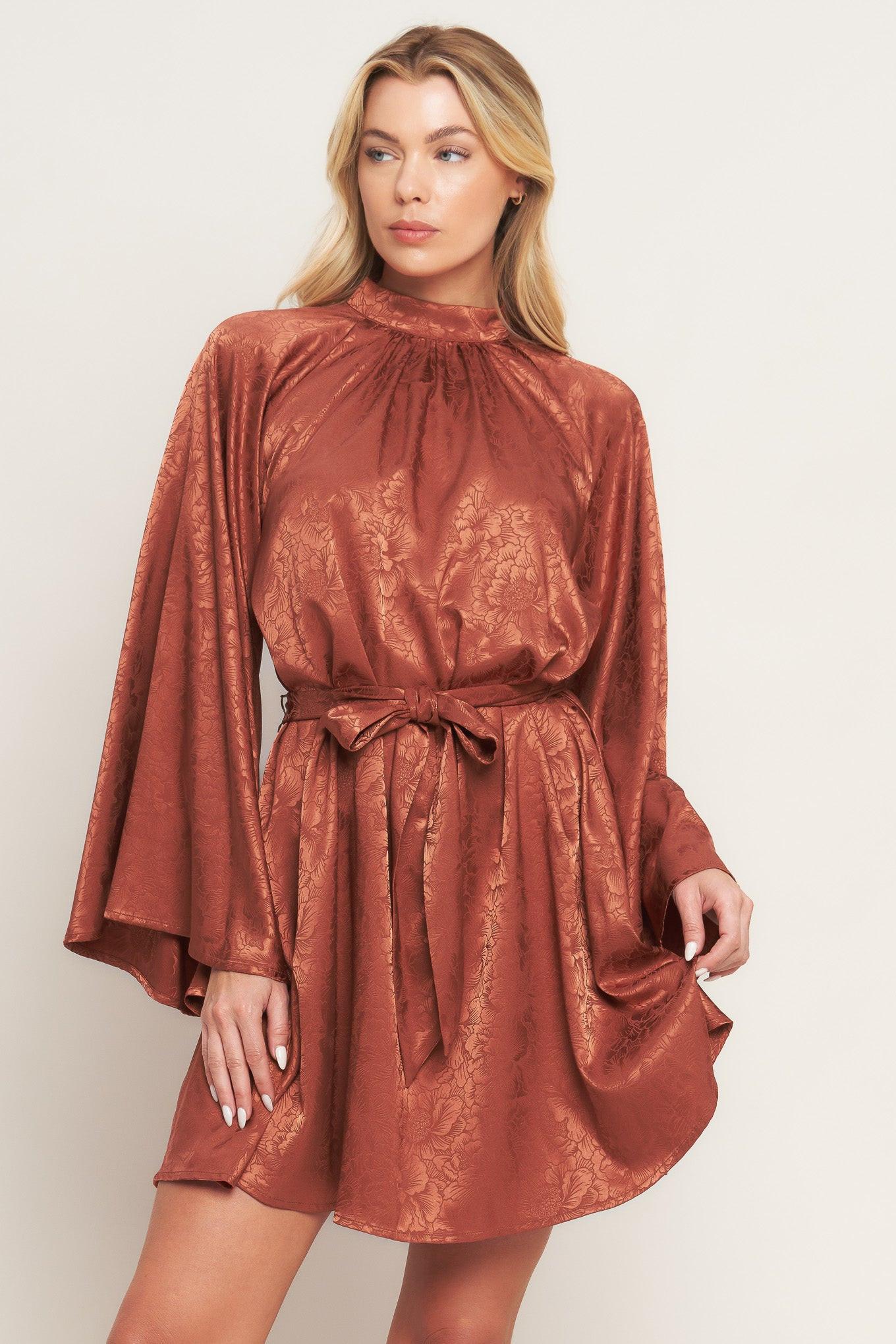 BY ANY MEANS WOVEN SATIN MINI DRESS - Glamourous Grace