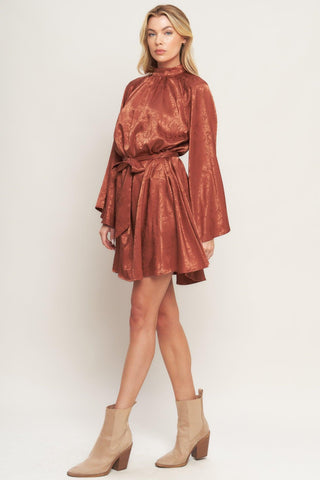 BY ANY MEANS WOVEN SATIN MINI DRESS - Glamourous Grace