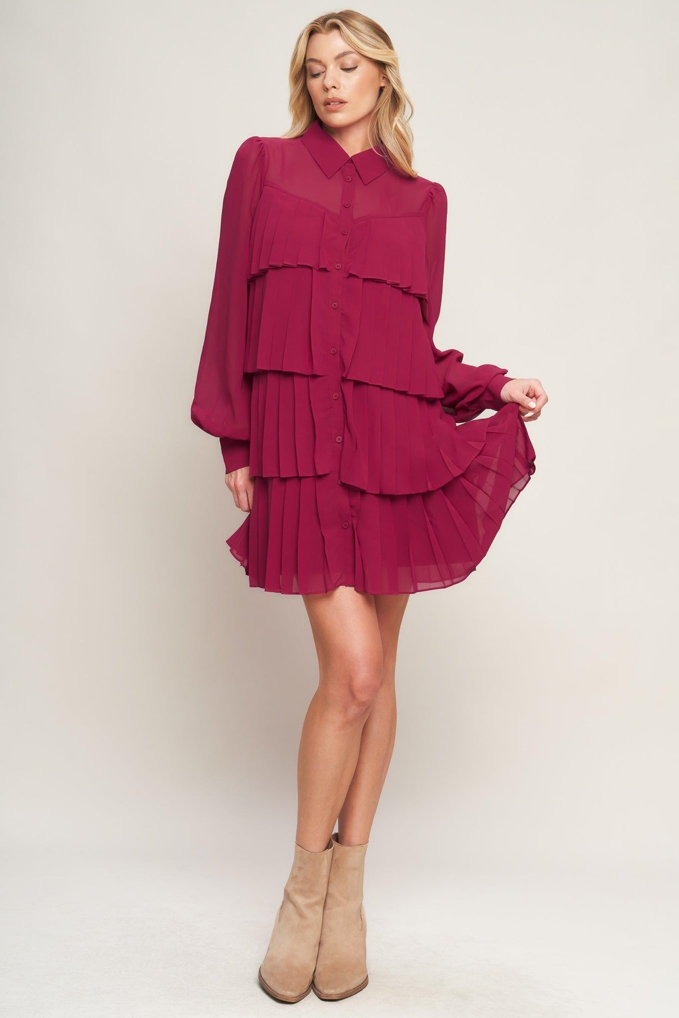 AN ABSOLUTE TREASURE WOVEN MINI DRESS - Glamourous Grace
