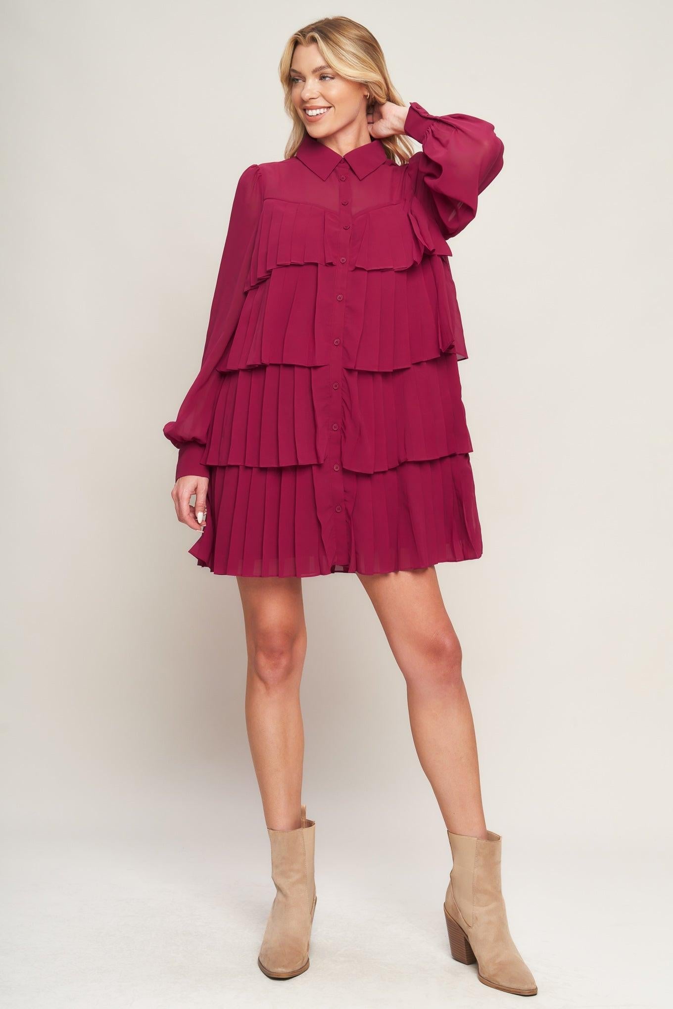 AN ABSOLUTE TREASURE WOVEN MINI DRESS - Glamourous Grace