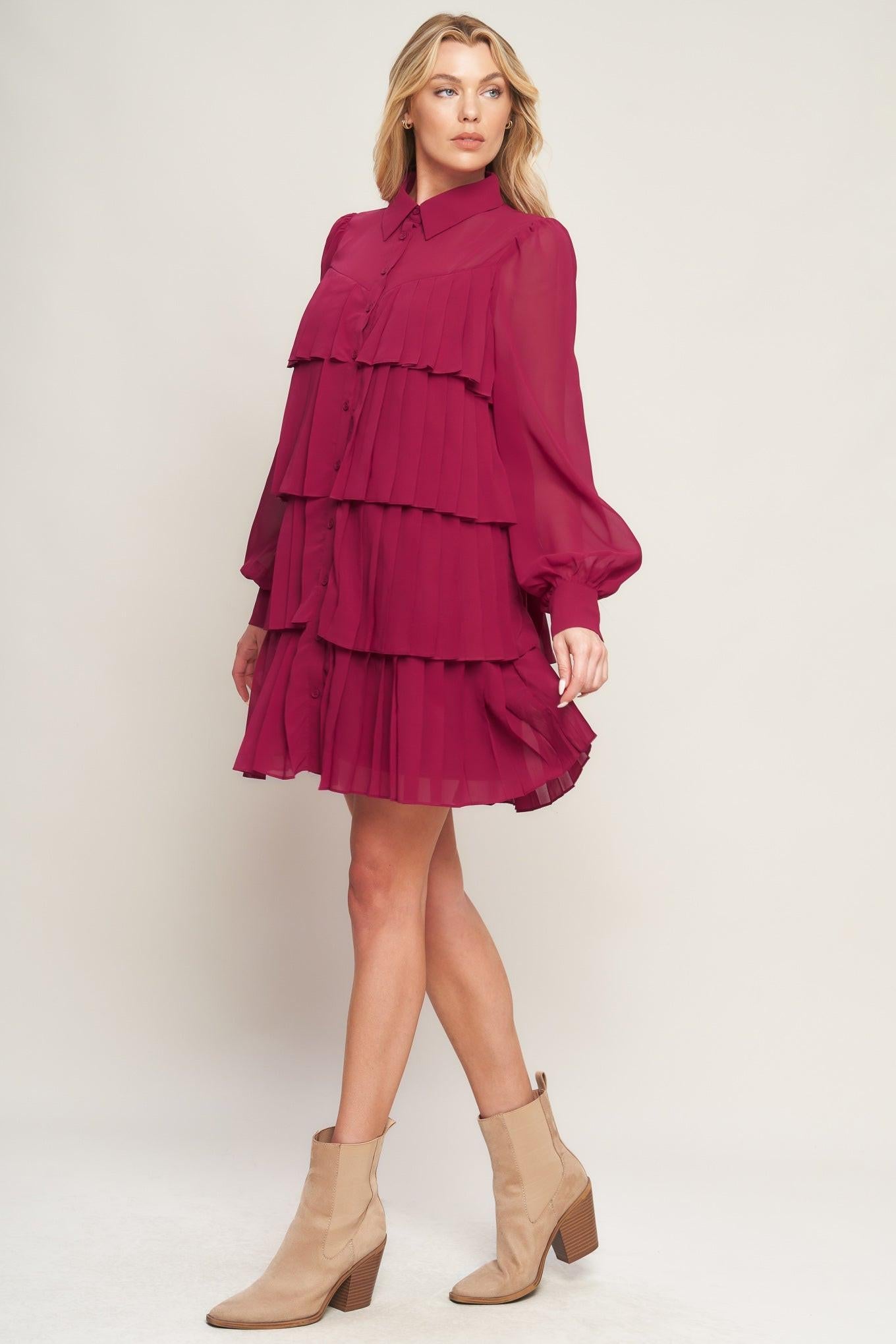 AN ABSOLUTE TREASURE WOVEN MINI DRESS - Glamourous Grace