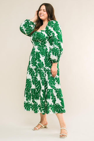 ALL THE DRAMA WOVEN MIDI DRESS - Glamourous Grace