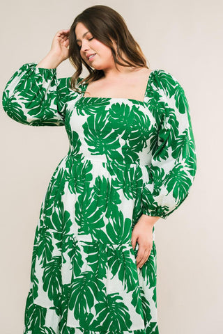 ALL THE DRAMA WOVEN MIDI DRESS - Glamourous Grace