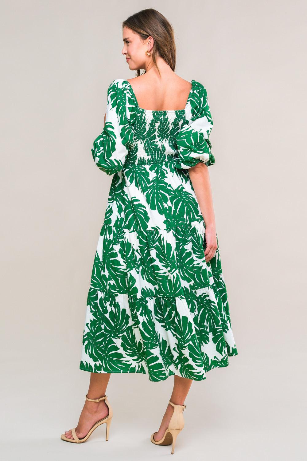 ALL THE DRAMA WOVEN MIDI DRESS - Glamourous Grace