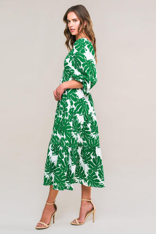 ALL THE DRAMA WOVEN MIDI DRESS - Glamourous Grace