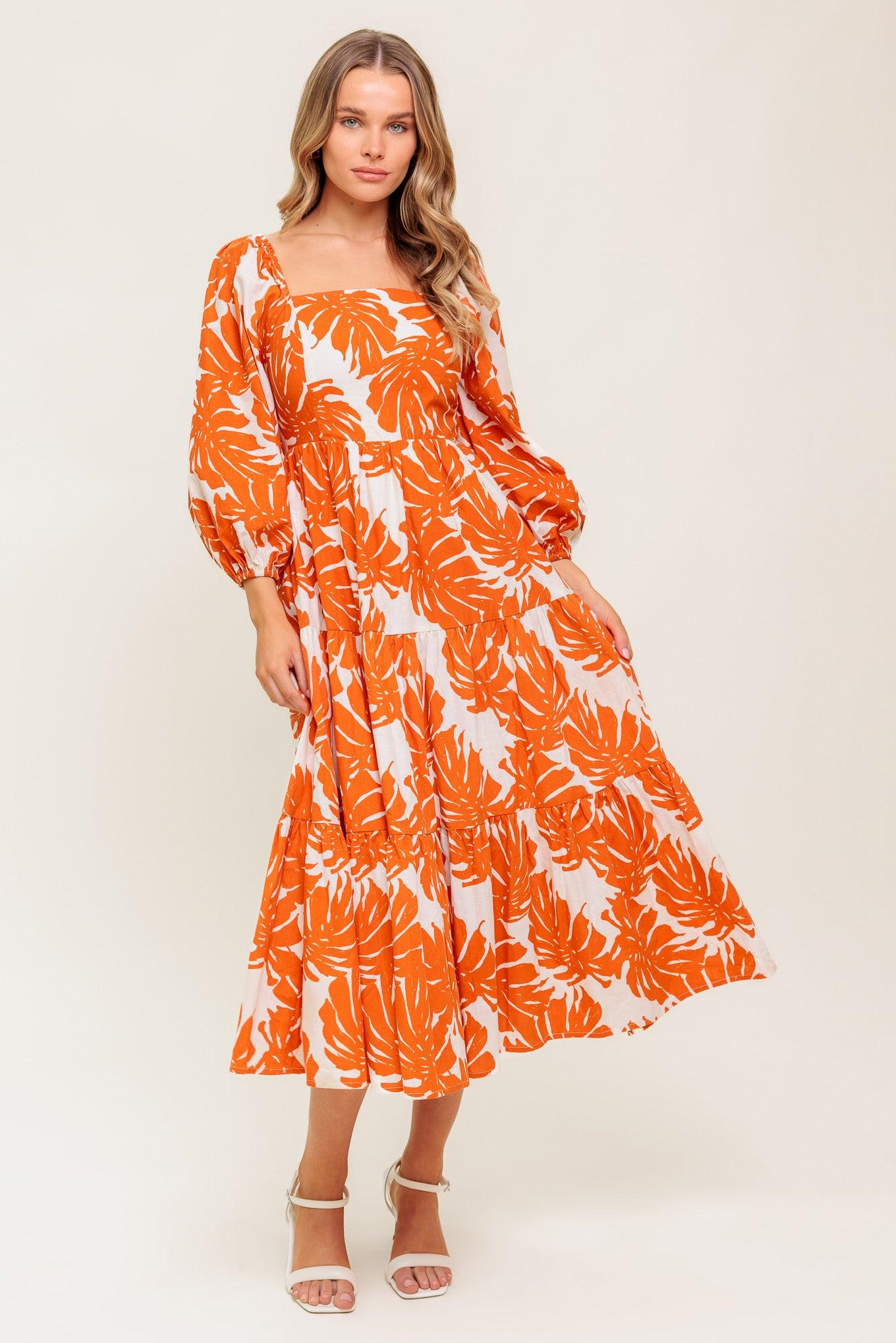 ALL THE DRAMA WOVEN MIDI DRESS - Glamourous Grace