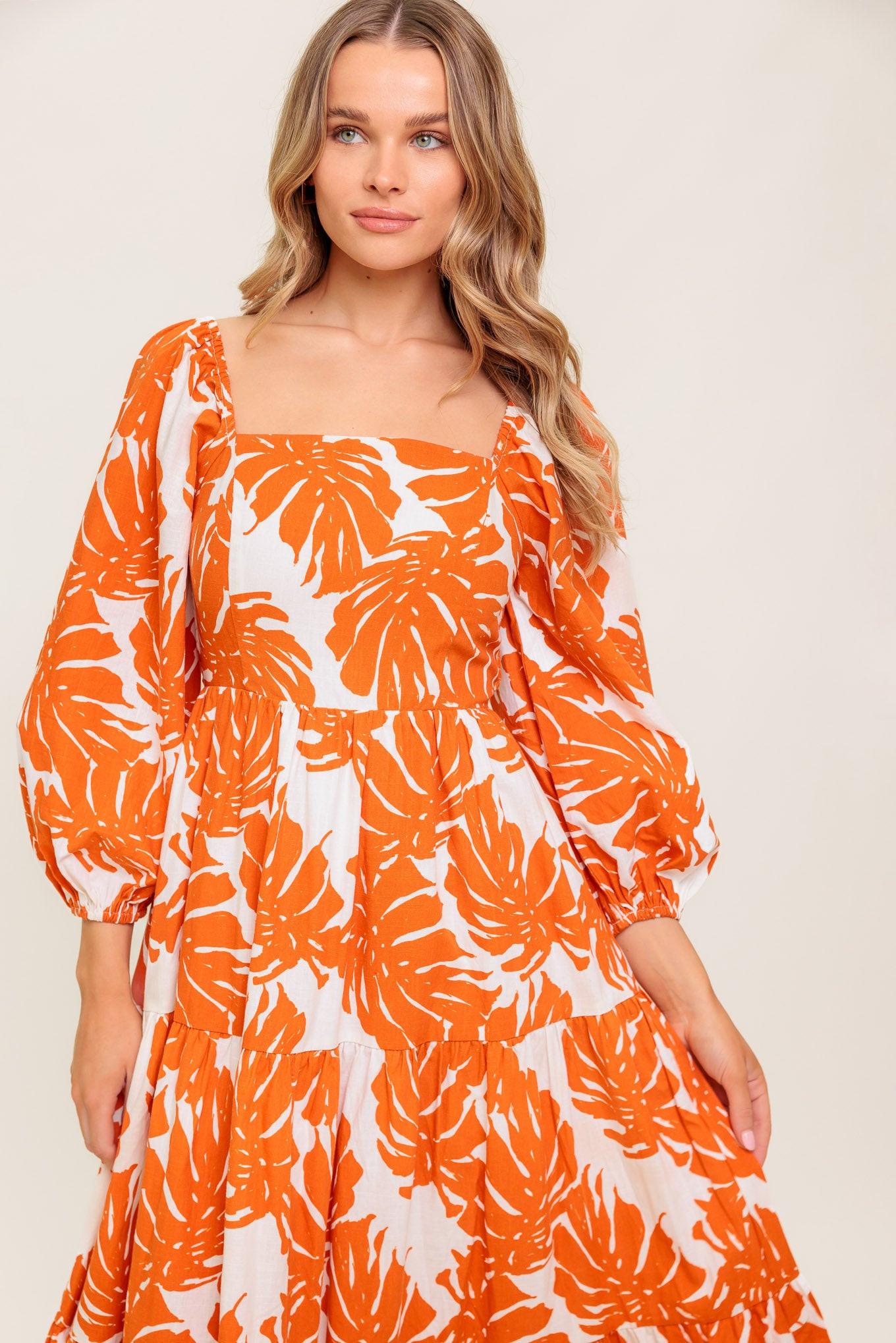ALL THE DRAMA WOVEN MIDI DRESS - Glamourous Grace