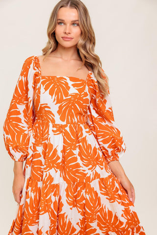 ALL THE DRAMA WOVEN MIDI DRESS - Glamourous Grace
