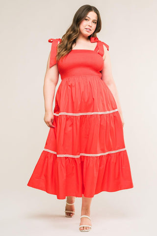 BETTER THAN EVER POPLIN MIDI DRESS - Glamourous Grace