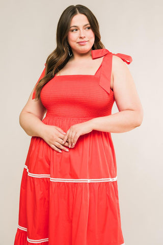 BETTER THAN EVER POPLIN MIDI DRESS - Glamourous Grace