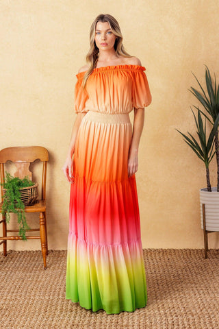 FORGOTTEN STORY WOVEN MAXI DRESS - Glamourous Grace
