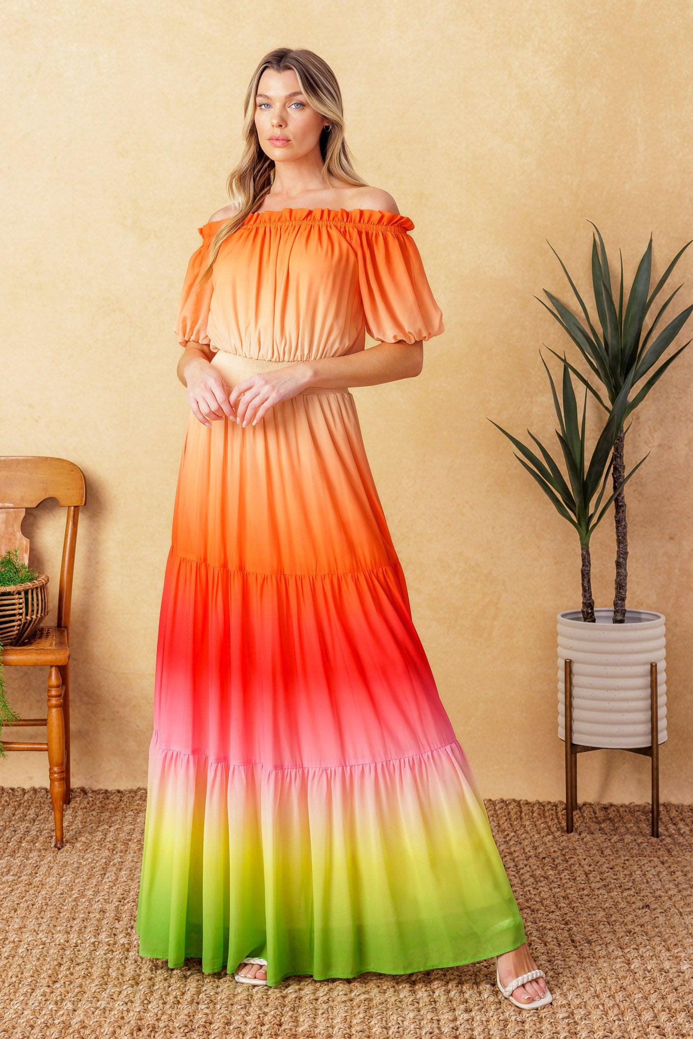 FORGOTTEN STORY WOVEN MAXI DRESS - Glamourous Grace
