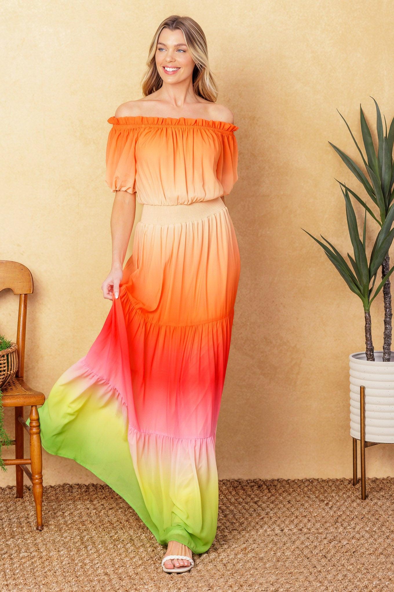FORGOTTEN STORY WOVEN MAXI DRESS - Glamourous Grace