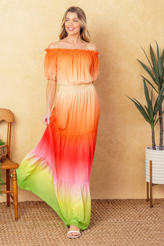 FORGOTTEN STORY WOVEN MAXI DRESS - Glamourous Grace