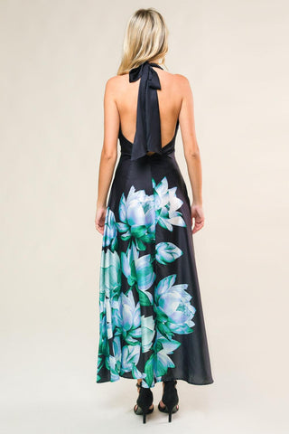 INSATIABLE FEELING WOVEN MIDI DRESS - Glamourous Grace