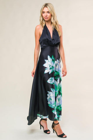 INSATIABLE FEELING WOVEN MIDI DRESS - Glamourous Grace