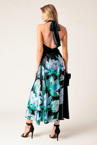 INSATIABLE FEELING WOVEN MIDI DRESS - Glamourous Grace