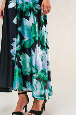 INSATIABLE FEELING WOVEN MIDI DRESS - Glamourous Grace