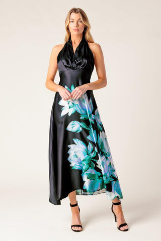 INSATIABLE FEELING WOVEN MIDI DRESS - Glamourous Grace